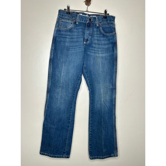 Wrangler Retro Relaxed Fit Bootcut Denim Jeans 100% Cotton Size 30x32 - Picture 1 of 8